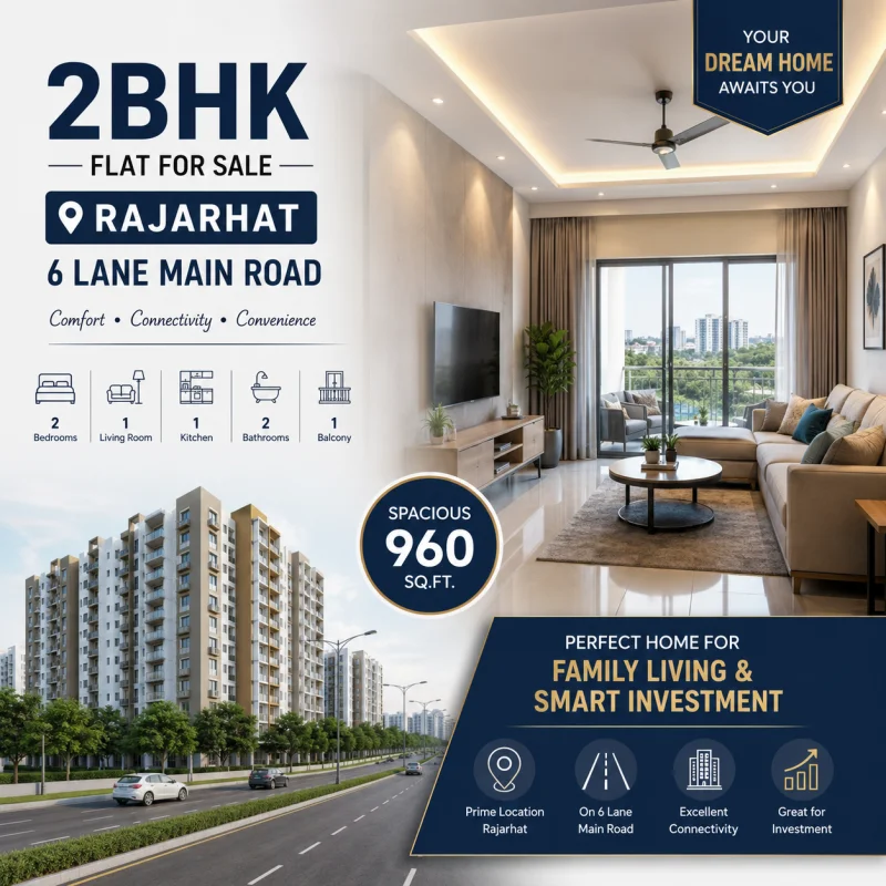 2BHK Premium Flat for Sale in Rajarhat