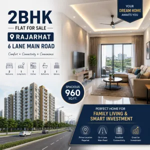 2BHK Premium Flat for Sale in Rajarhat — Thumbnail 1